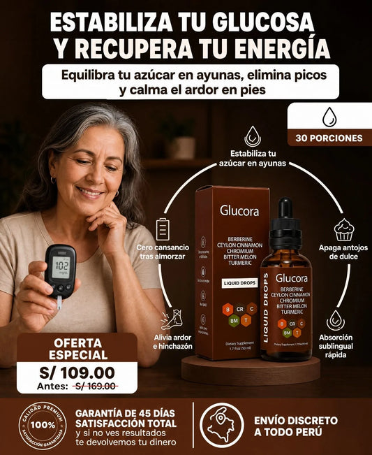 Glucora — El regulador de azúcar en sangre más potente de la naturaleza